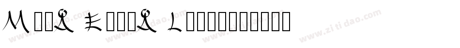 Mina Extra Light字体转换
